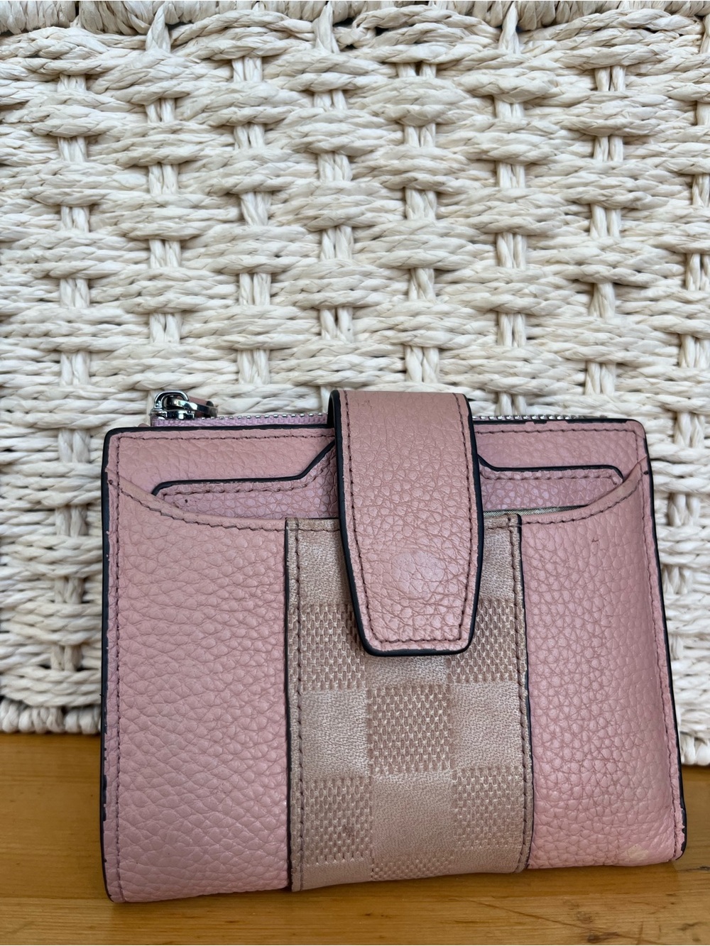 Pink Leather Wallet